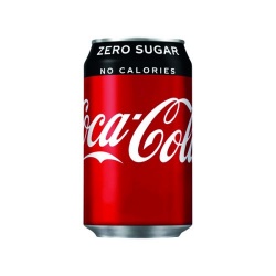 Coke Zero Soft Drink 330ml Can 402003 (Pack of 24)